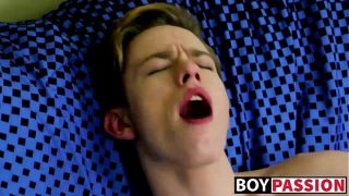 Adorable twink guy Nico Michaelson gets horny and wanks it