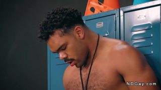 Gay bbc coach fucks players in locker room