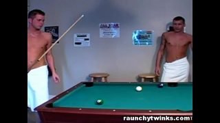 Hot Men In Towels Playing Pool Then Something Happens